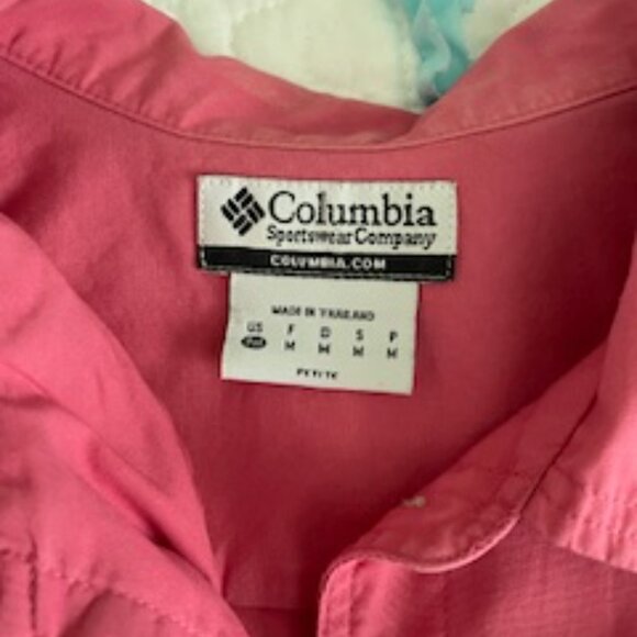 Columbia Button Down Vest Shirt - Picture 5 of 6
